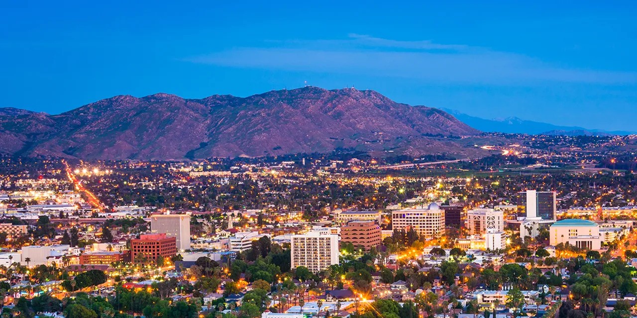 Riverside city landscape